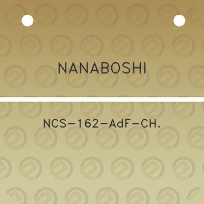 nanaboshi-ncs-162-adf-ch