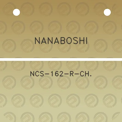 nanaboshi-ncs-162-r-ch