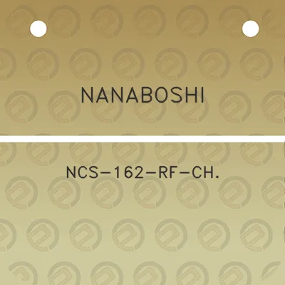 nanaboshi-ncs-162-rf-ch