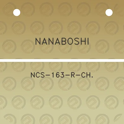 nanaboshi-ncs-163-r-ch