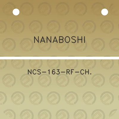 nanaboshi-ncs-163-rf-ch