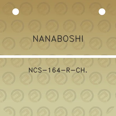 nanaboshi-ncs-164-r-ch