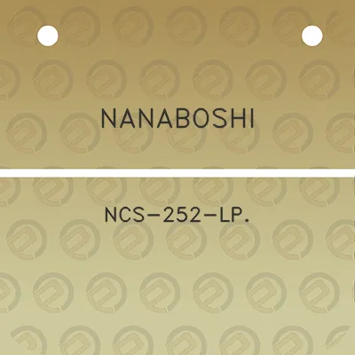 nanaboshi-ncs-252-lp