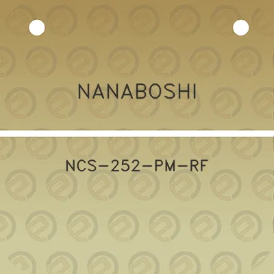 nanaboshi-ncs-252-pm-rf