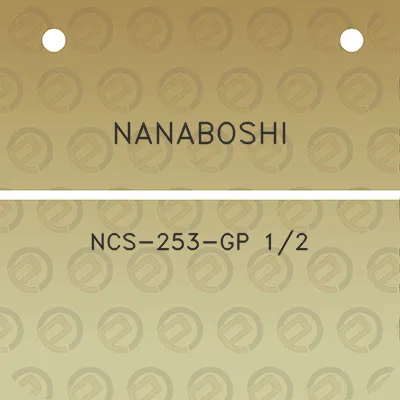 nanaboshi-ncs-253-gp-12