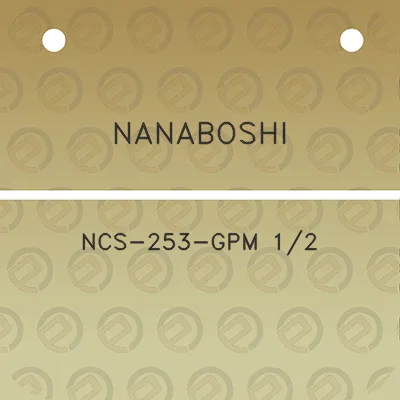 nanaboshi-ncs-253-gpm-12