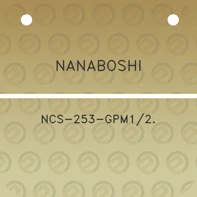 nanaboshi-ncs-253-gpm12