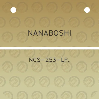 nanaboshi-ncs-253-lp