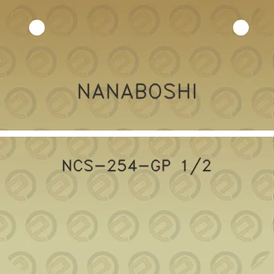 nanaboshi-ncs-254-gp-12