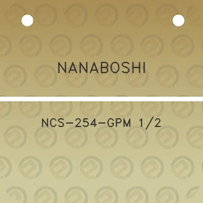 nanaboshi-ncs-254-gpm-12