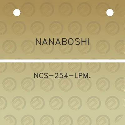 nanaboshi-ncs-254-lpm