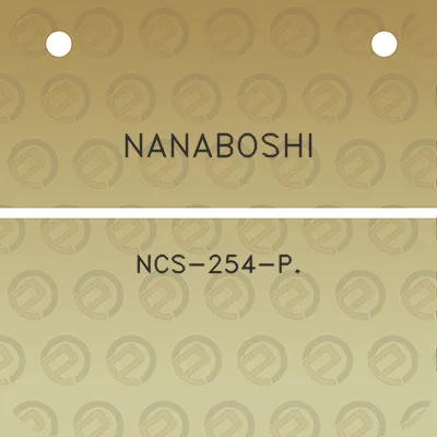 nanaboshi-ncs-254-p