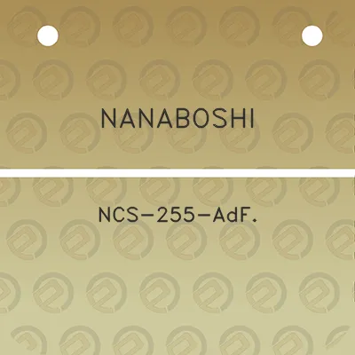 nanaboshi-ncs-255-adf