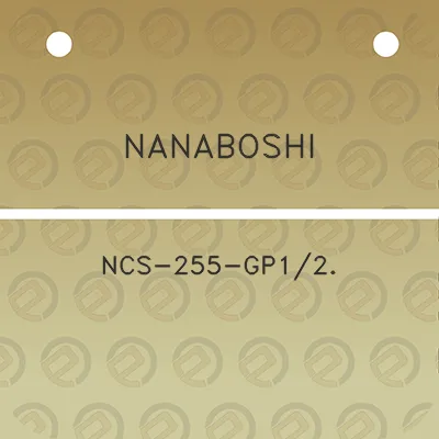 nanaboshi-ncs-255-gp12