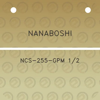 nanaboshi-ncs-255-gpm-12