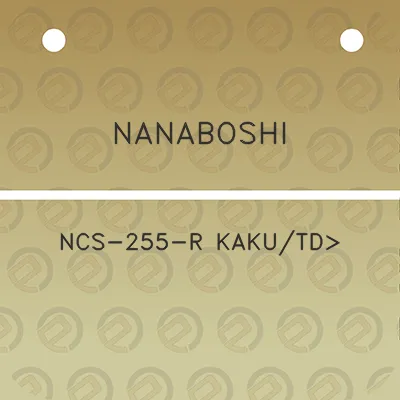 nanaboshi-ncs-255-r-kakutd