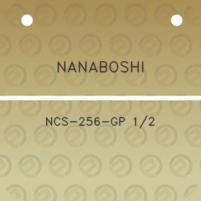 nanaboshi-ncs-256-gp-12