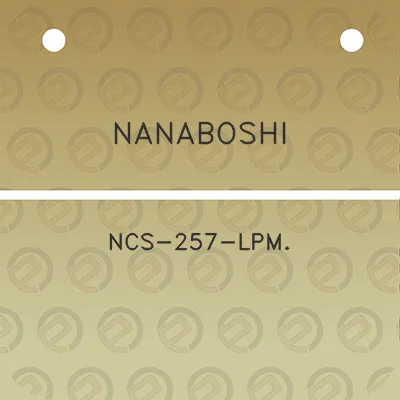 nanaboshi-ncs-257-lpm