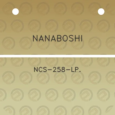 nanaboshi-ncs-258-lp