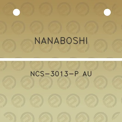 nanaboshi-ncs-3013-p-au