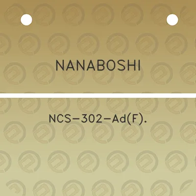 nanaboshi-ncs-302-adf