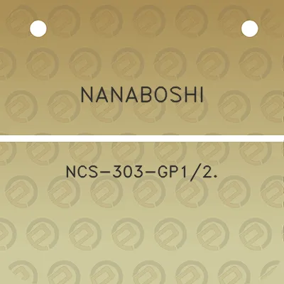 nanaboshi-ncs-303-gp12