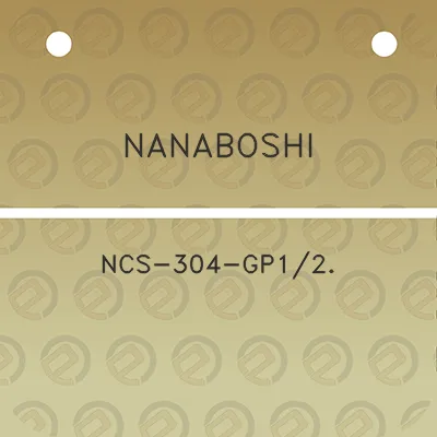 nanaboshi-ncs-304-gp12