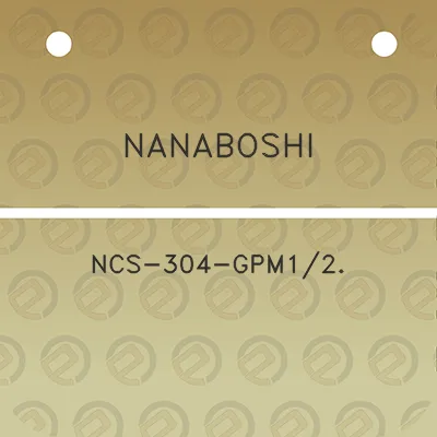 nanaboshi-ncs-304-gpm12