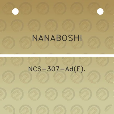 nanaboshi-ncs-307-adf