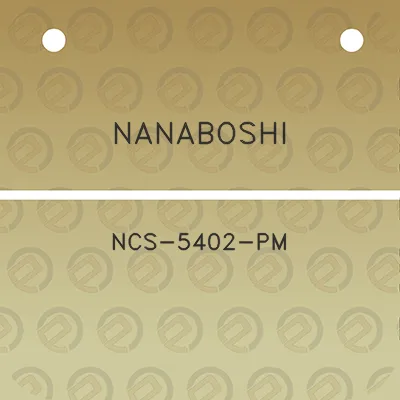 nanaboshi-ncs-5402-pm