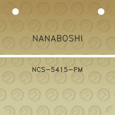 nanaboshi-ncs-5415-pm