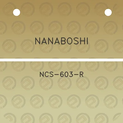 nanaboshi-ncs-603-r