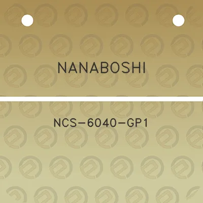 nanaboshi-ncs-6040-gp1