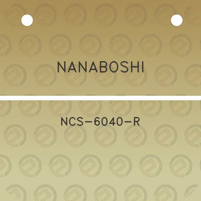 nanaboshi-ncs-6040-r