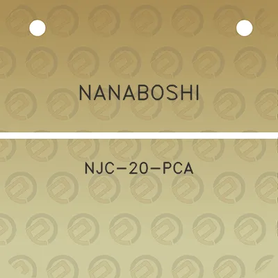 nanaboshi-njc-20-pca