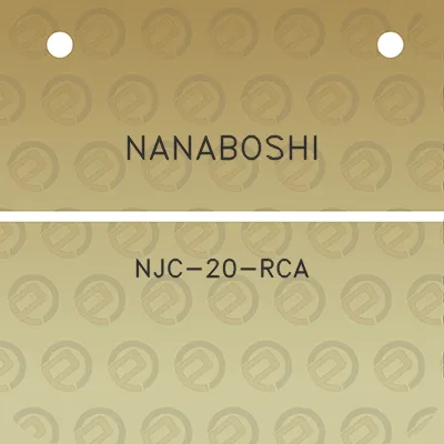 nanaboshi-njc-20-rca