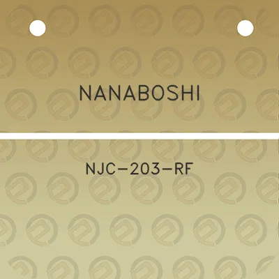 nanaboshi-njc-203-rf