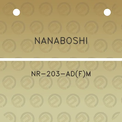 nanaboshi-nr-203-adfm