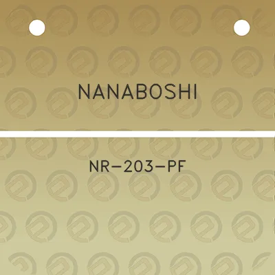 nanaboshi-nr-203-pf