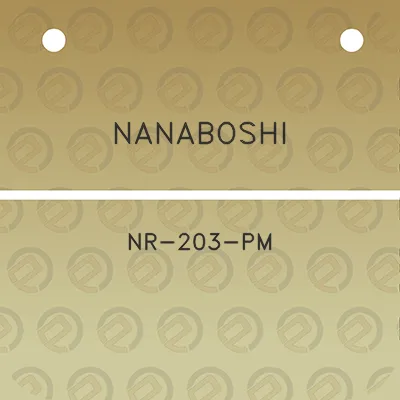 nanaboshi-nr-203-pm