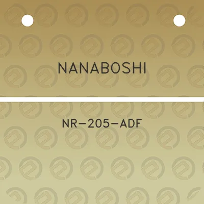 nanaboshi-nr-205-adf