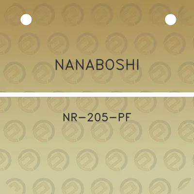 nanaboshi-nr-205-pf