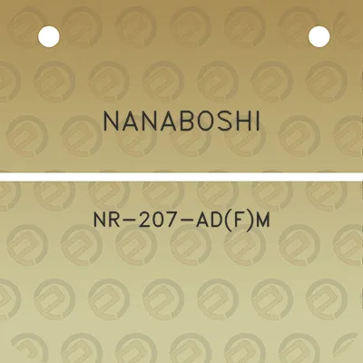 nanaboshi-nr-207-adfm