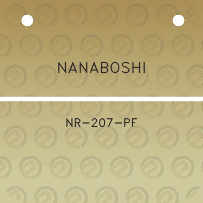 nanaboshi-nr-207-pf