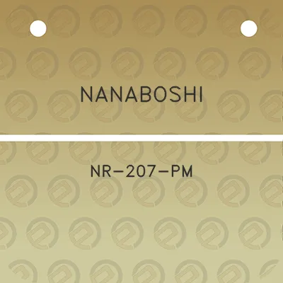 nanaboshi-nr-207-pm