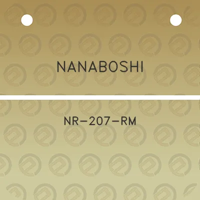 nanaboshi-nr-207-rm