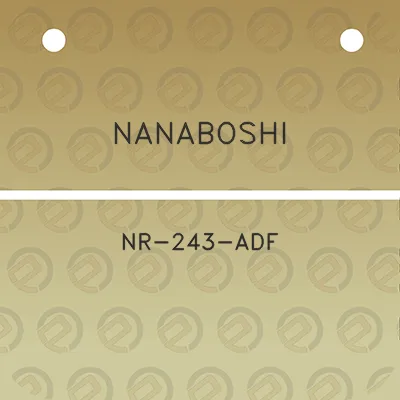 nanaboshi-nr-243-adf