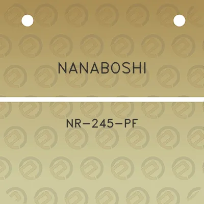 nanaboshi-nr-245-pf