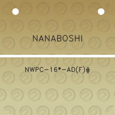 nanaboshi-nwpc-16-adf