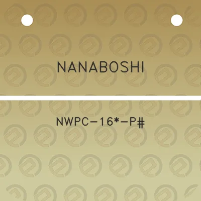 nanaboshi-nwpc-16-p